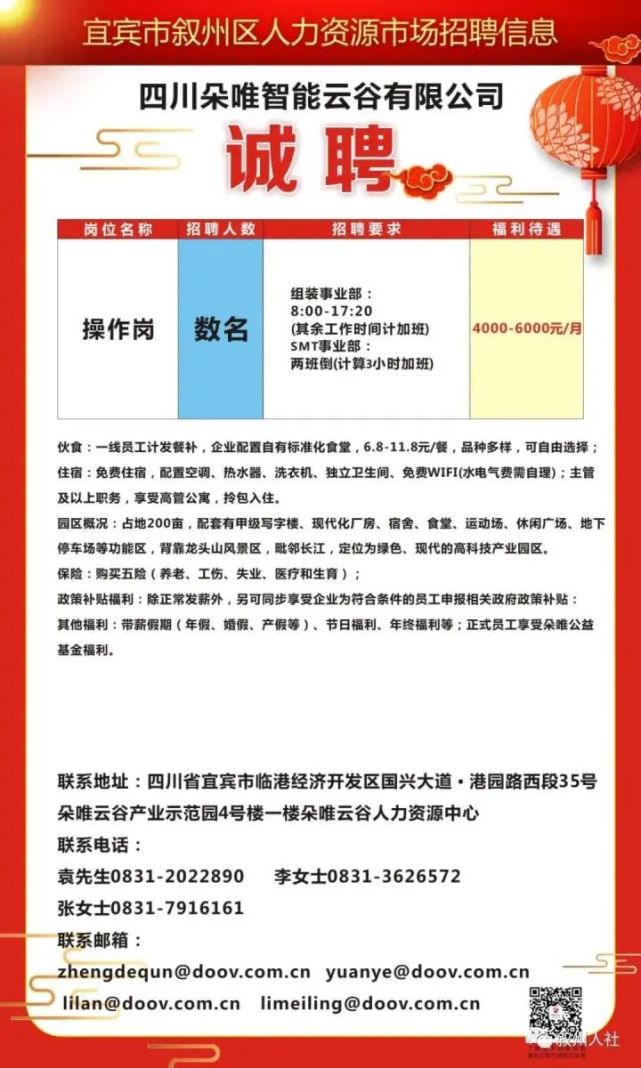 云县人才市场招聘信息速递