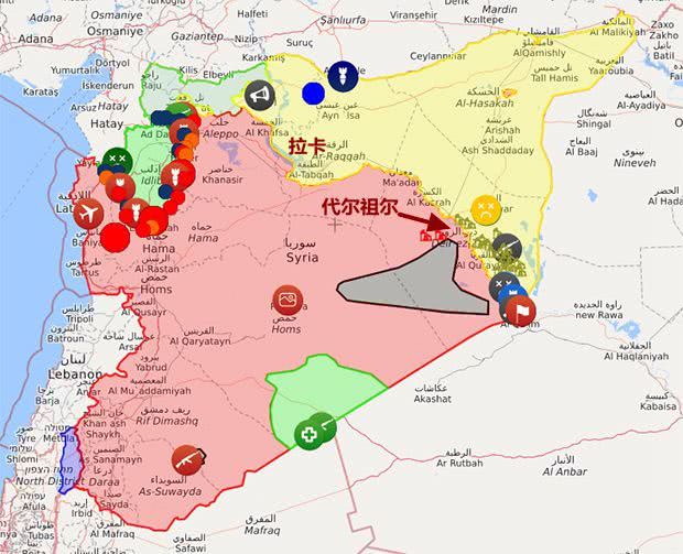 叙利亚势力格局最新全景图揭秘
